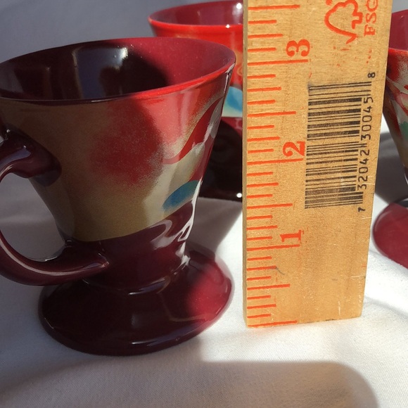 Linda Frichtel Expresso Cups, set of 4 - Picture 6 of 7